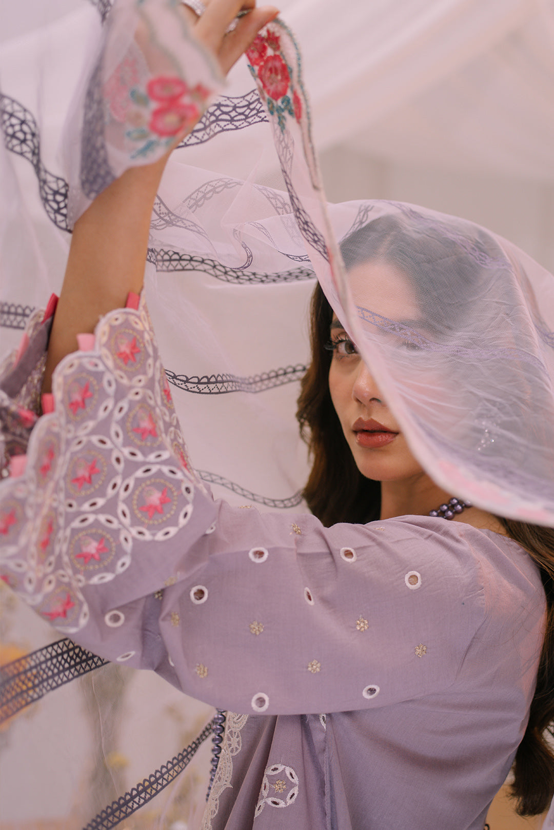 3 Piece - Embroidered Lawn Suit LFP1123