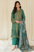 3 Piece - Embroidered Khaddar Suit U0997A (SO)