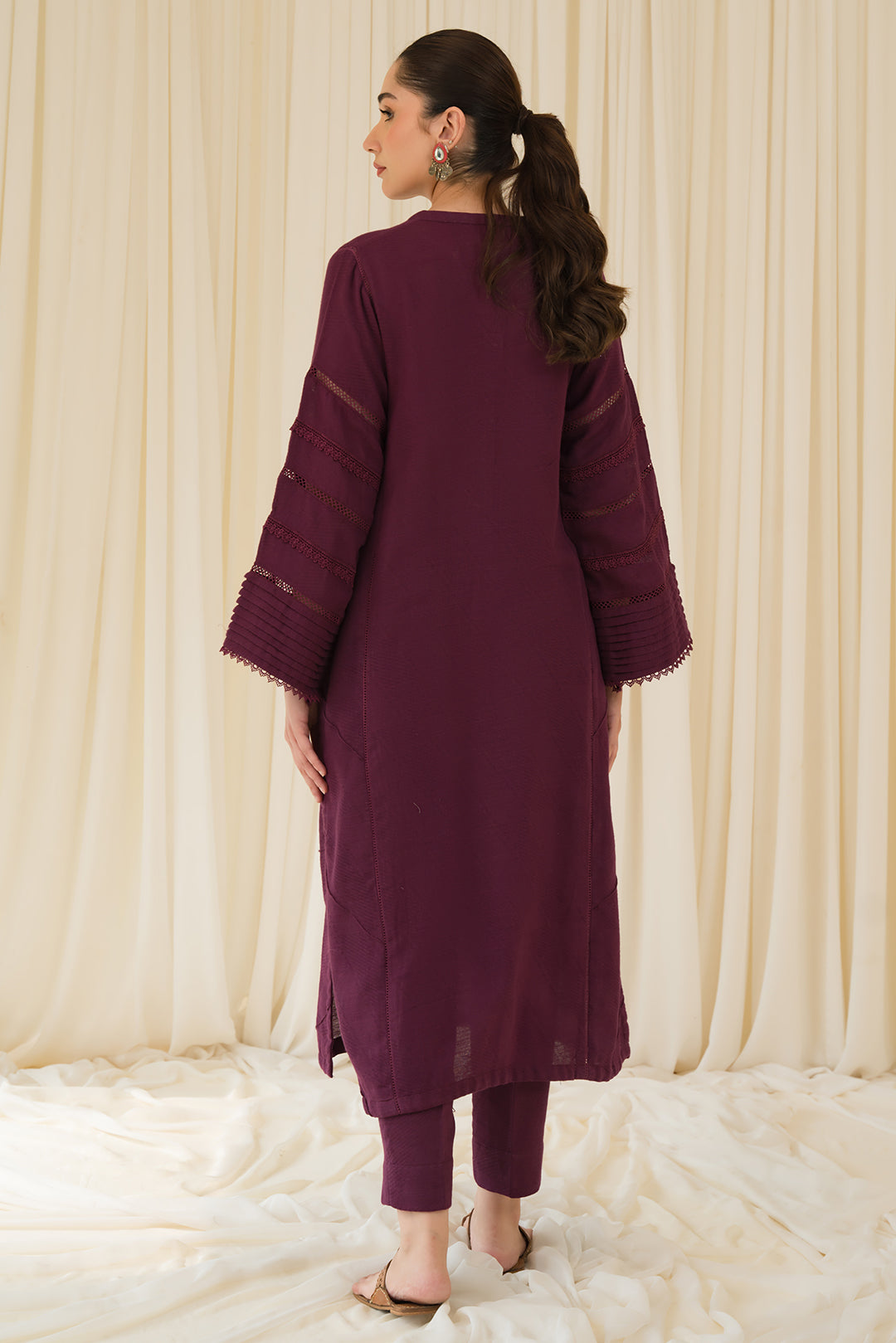 2 Piece - Slub Khaddar Suit P0873