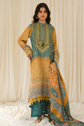 3 Piece - Embroidered Khaddar Suit U0976A