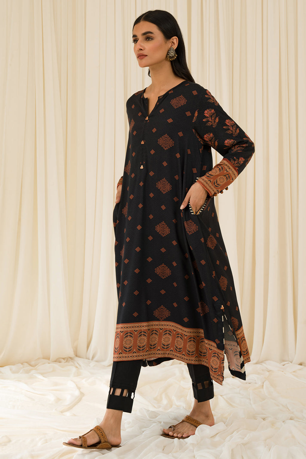 1 Piece - Digital Printed Marina Twill Shirt P0887