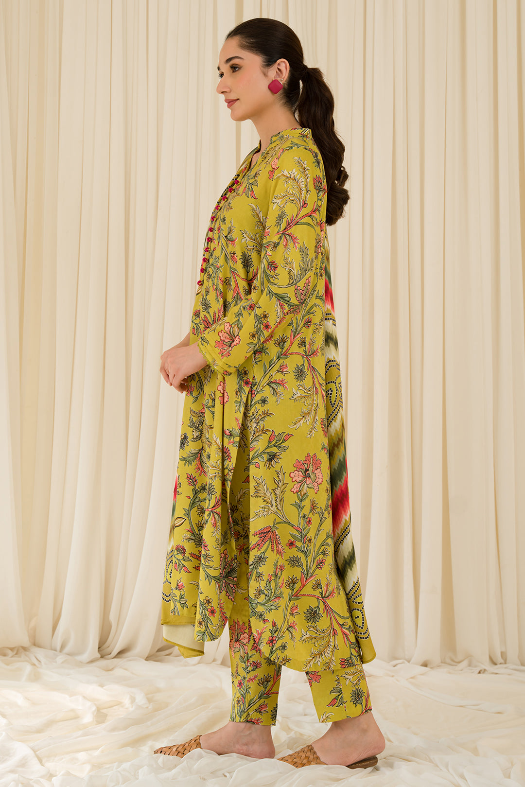 3 Piece - Digital Printed Linen Suit P0898A (SO)