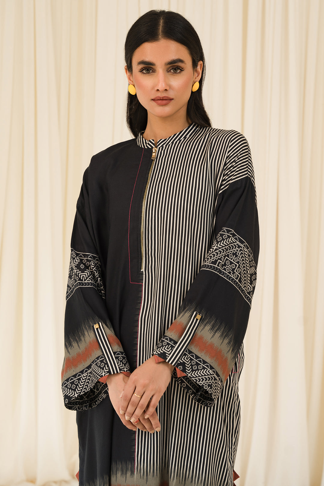 1 Piece - Digital Printed Linen Shirt PB906
