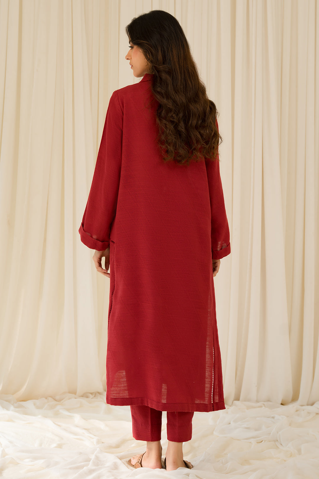 2 Piece - Slub Khaddar Suit P872A