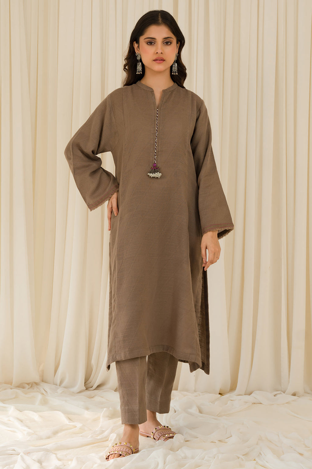 2 Piece - Slub Khaddar  Suit P881A (SO)
