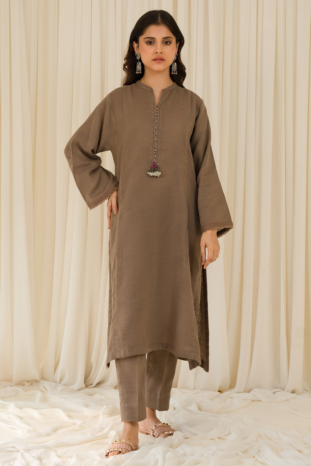 2 Piece - Slub Khaddar  Suit P881A (SO)