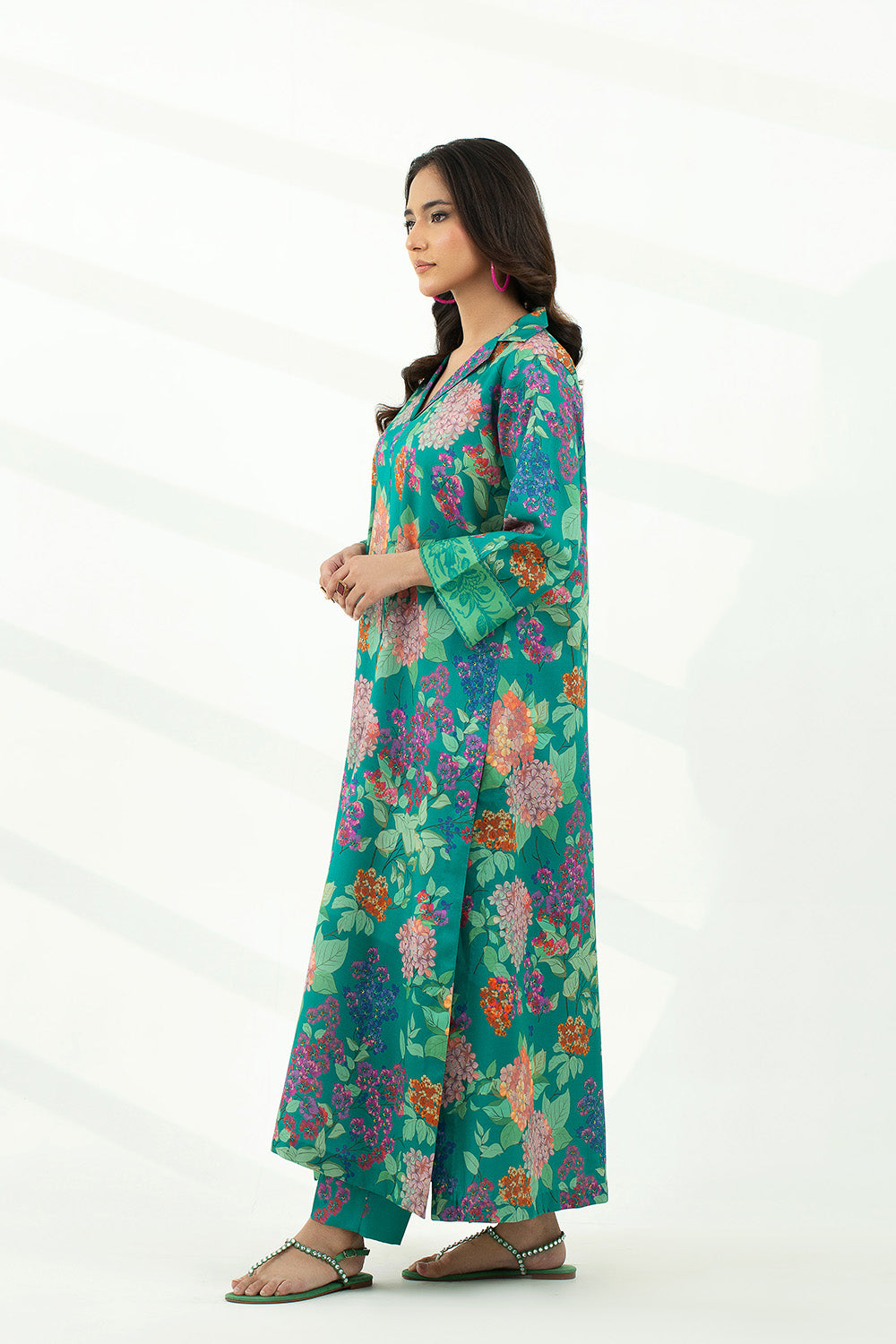 2 Piece - Digital Printed Lawn Suit P001215