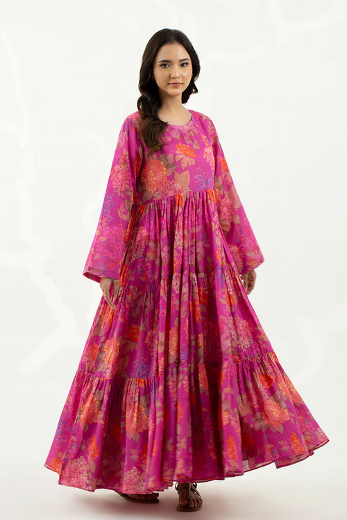 1 Piece - Digital Printed Lawn Shirt P001216