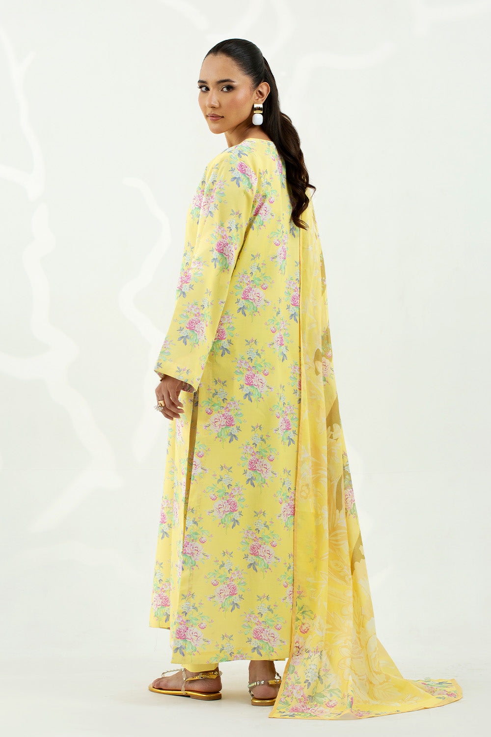 3 Piece - Digital Printed Lawn Suit P001218