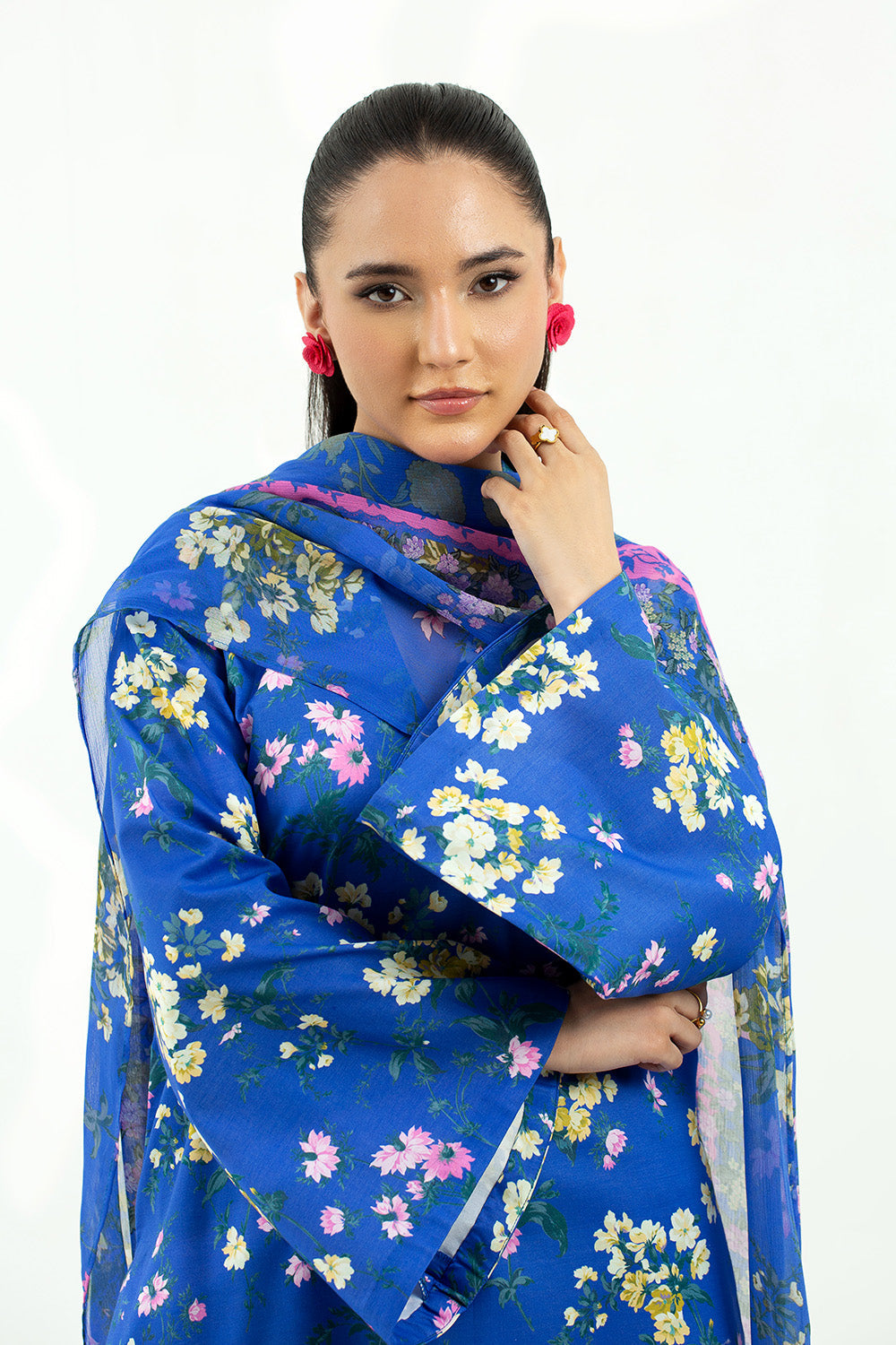 3 Piece - Digital Printed Lawn Suit P001211
