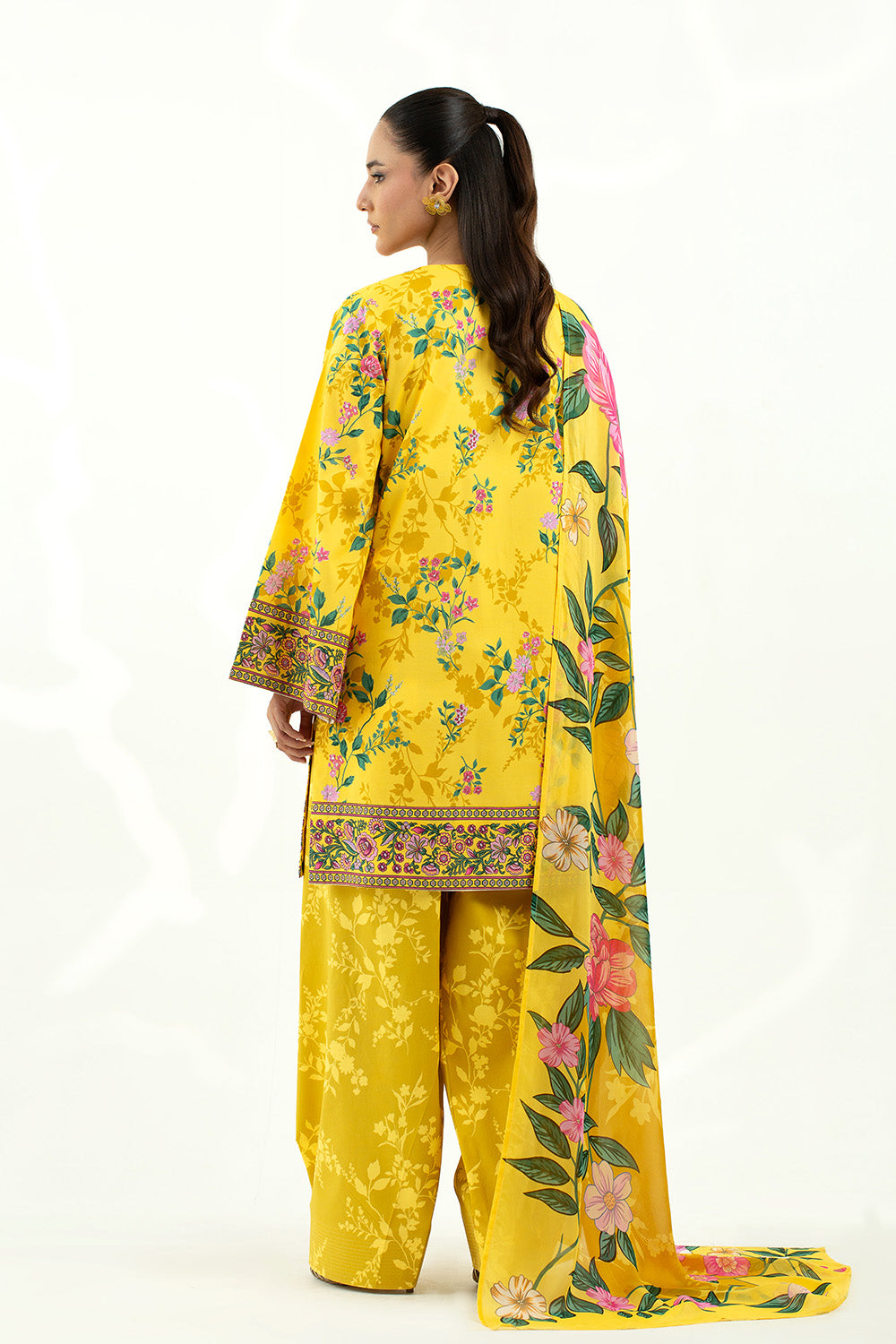 3 Piece - Digital Printed Lawn Suit P001214