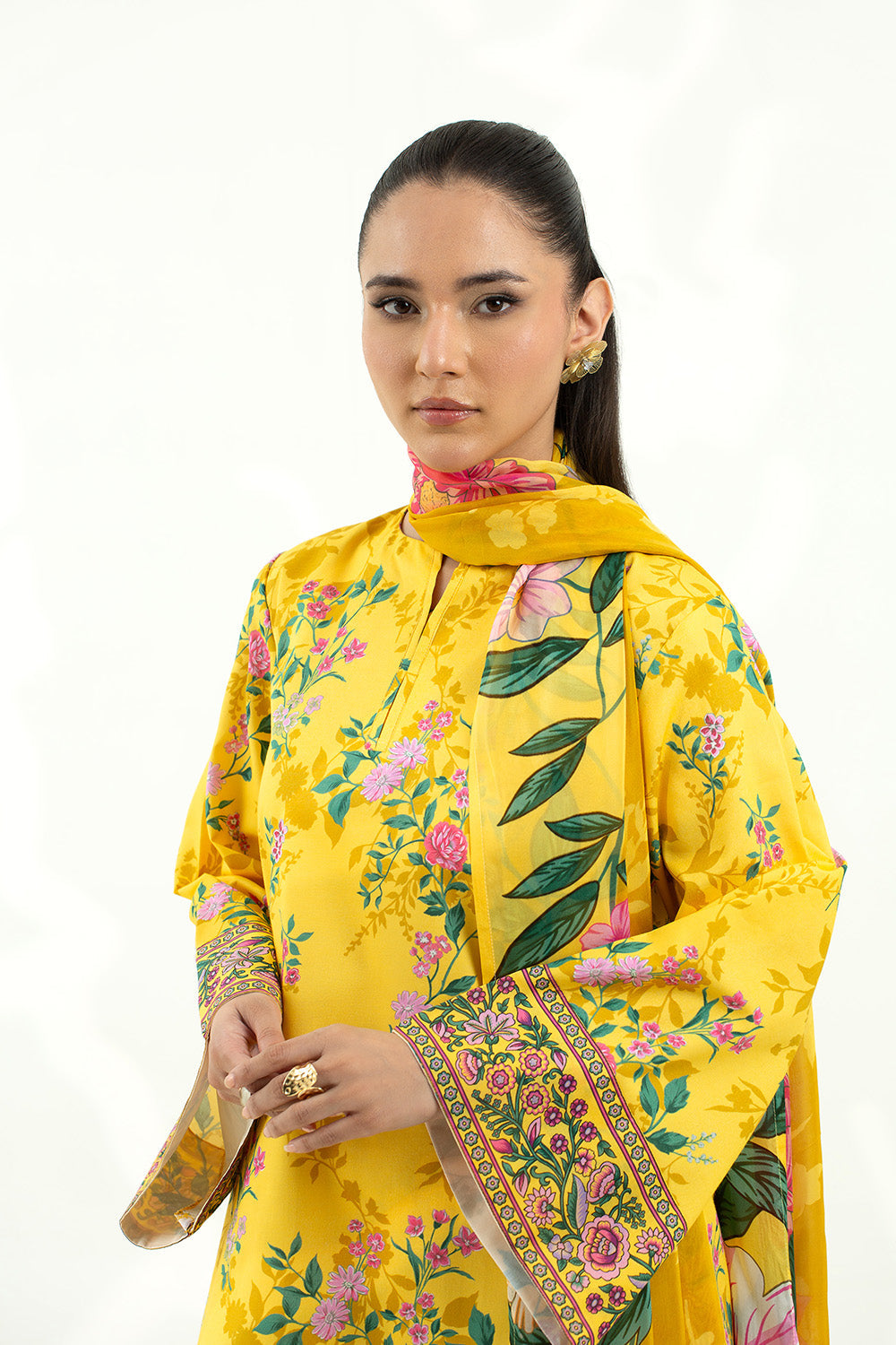3 Piece - Digital Printed Lawn Suit P001214