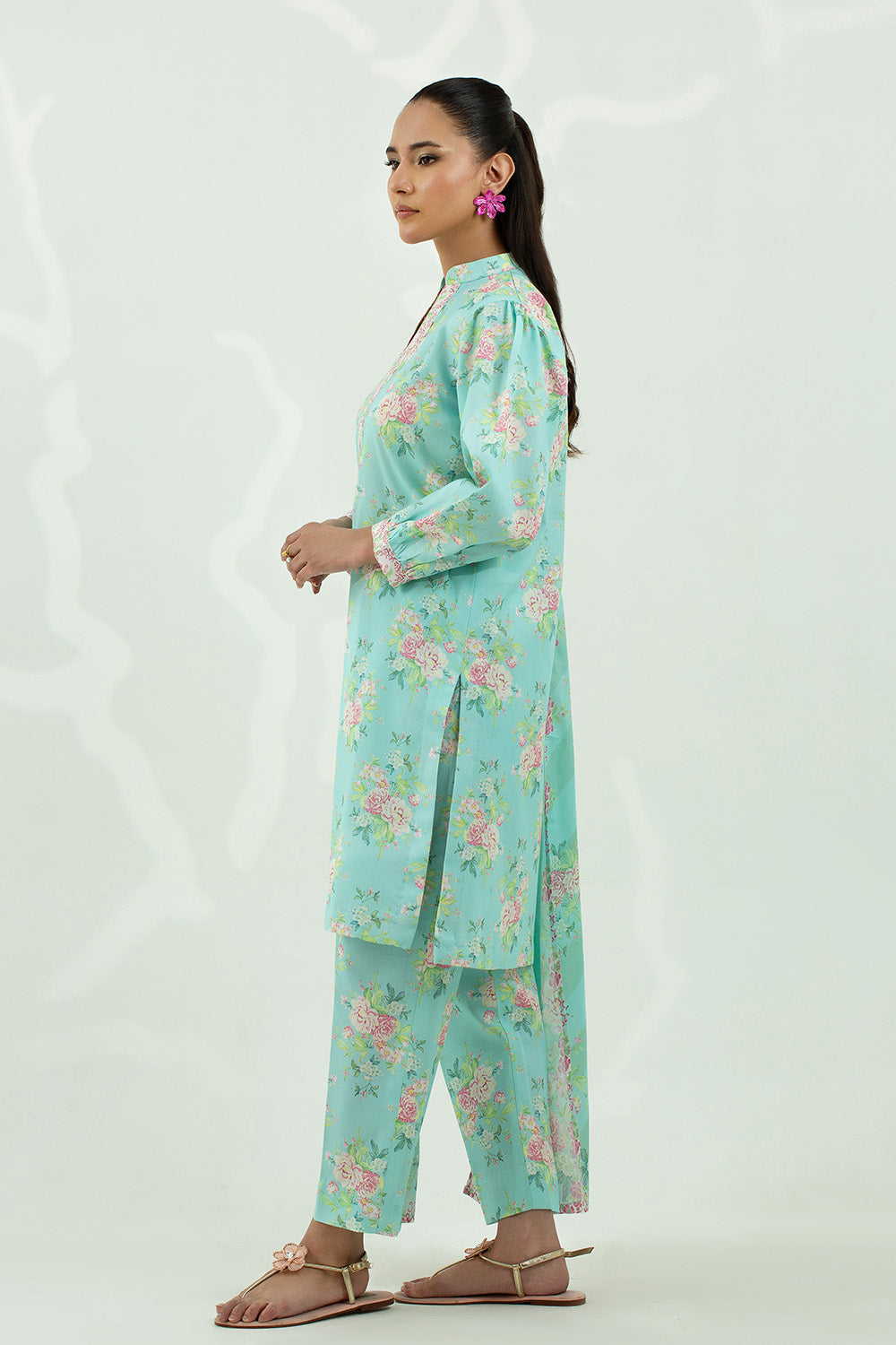 3 Piece - Digital Printed Lawn Suit P001219