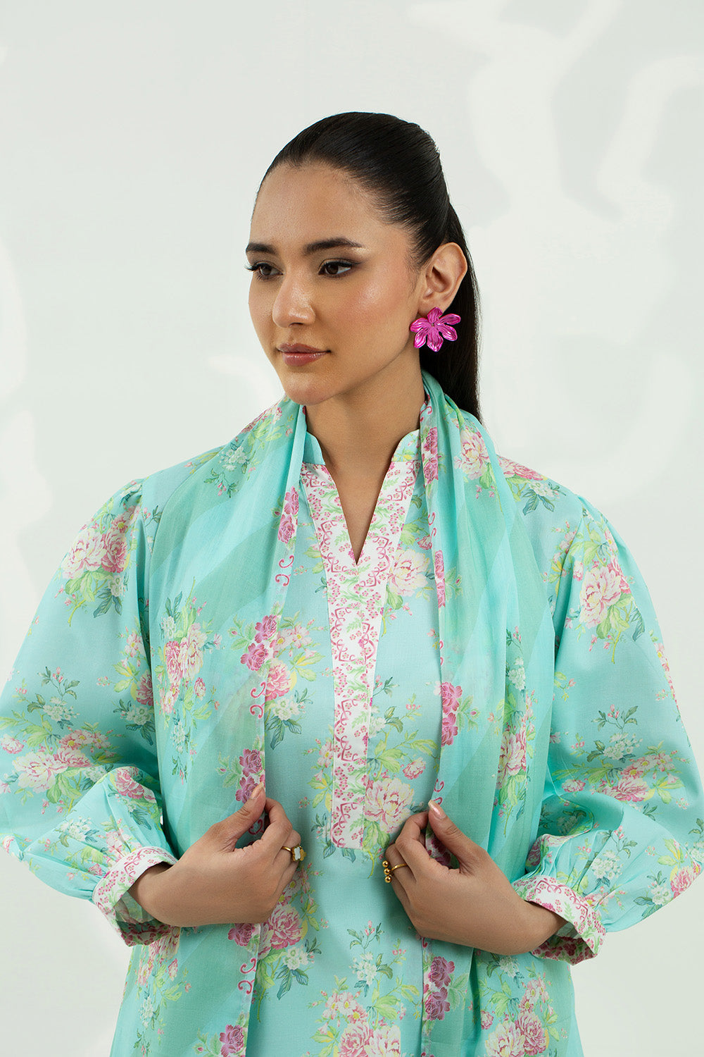 3 Piece - Digital Printed Lawn Suit P001219