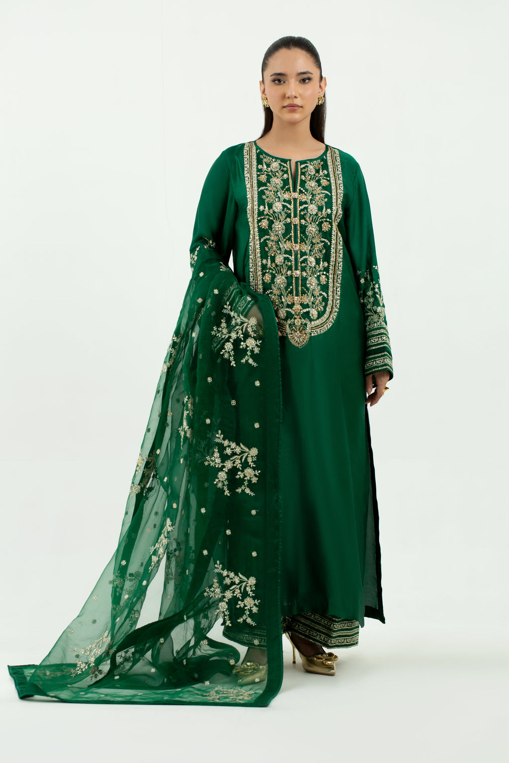 3 Piece - Premium Silk Suit LFP1135