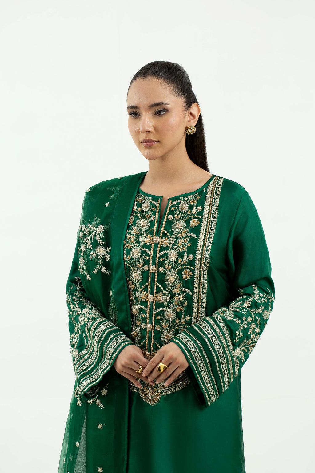 3 Piece - Premium Silk Suit LFP1135