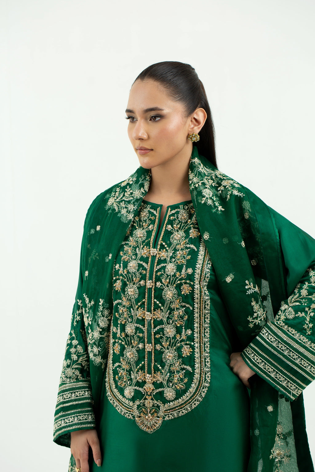 3 Piece - Premium Silk Suit LFP1135