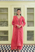 3 Piece - Embroidered Viscose Jacquard Suit P001171