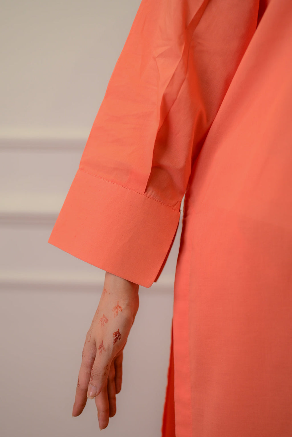 2 Piece - Lawn Suit CT00012 Peach