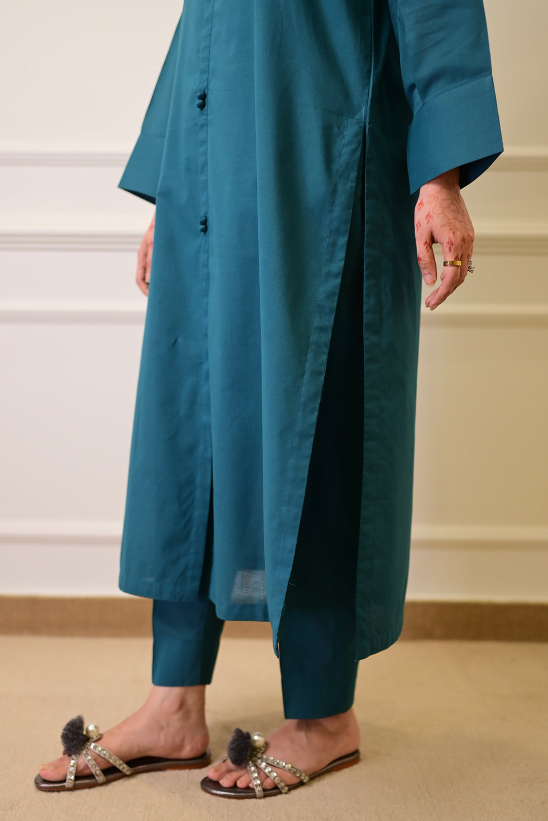 2 Piece - Lawn Suit CT00012 Zinc