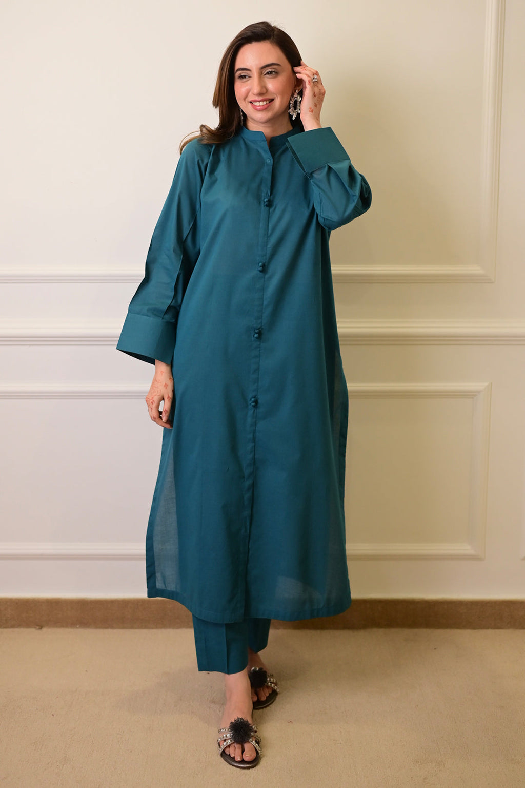 2 Piece - Lawn Suit CT00012 Zinc