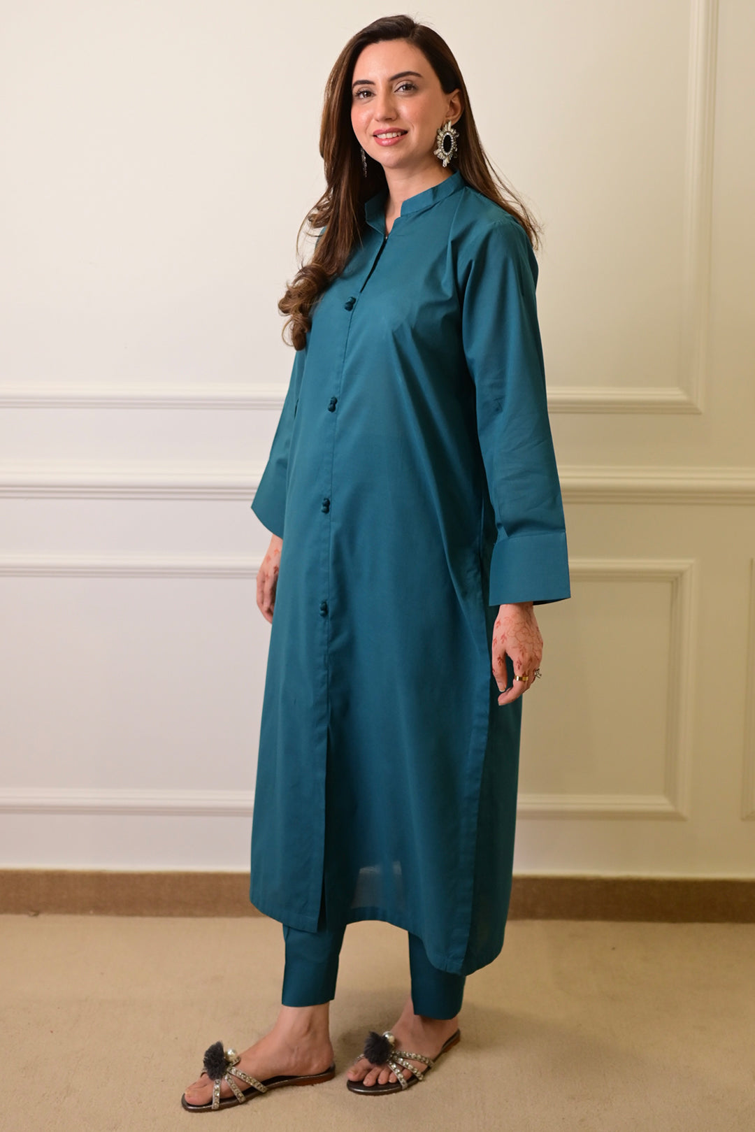 2 Piece - Lawn Suit CT00012 Zinc