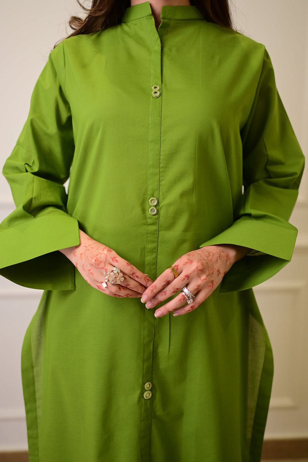 2 Piece - Lawn Suit CT00012 Green