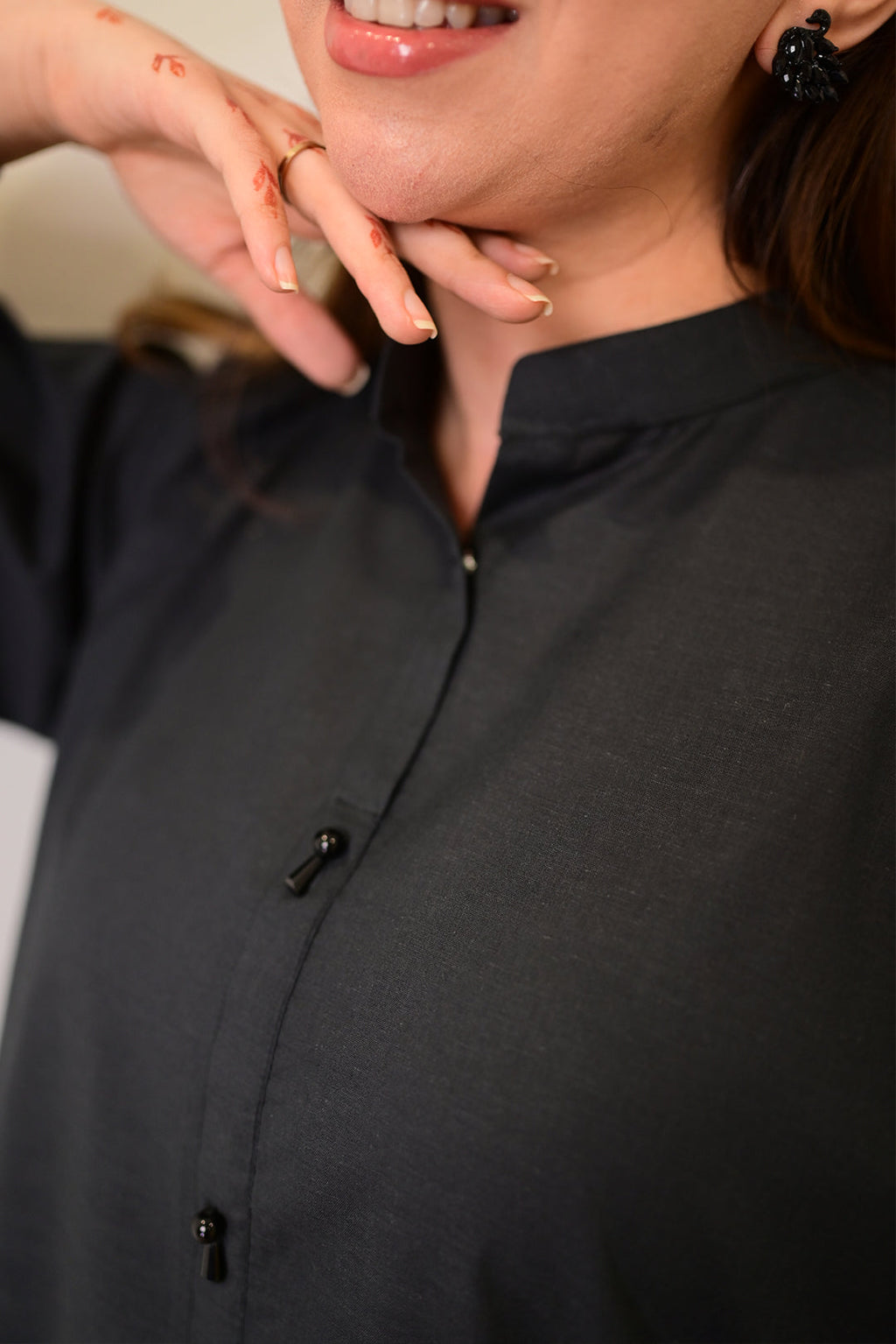 2 Piece - Lawn Suit CT00012 Black