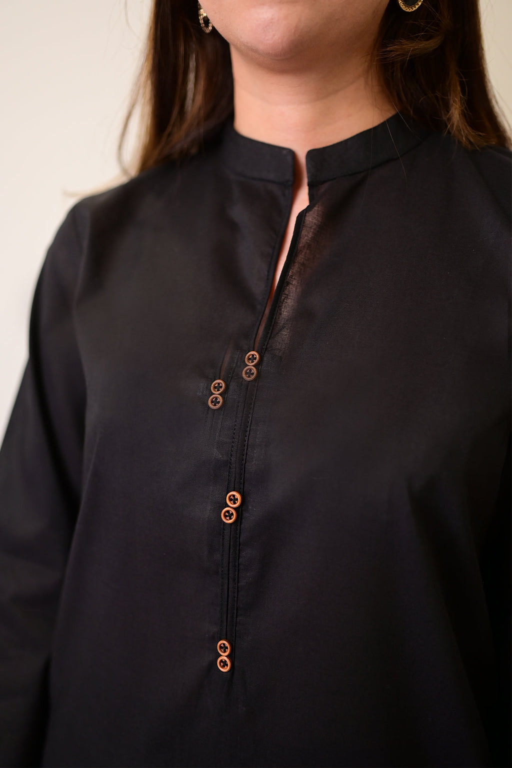 2 Piece - Lawn Suit CT00013 Black