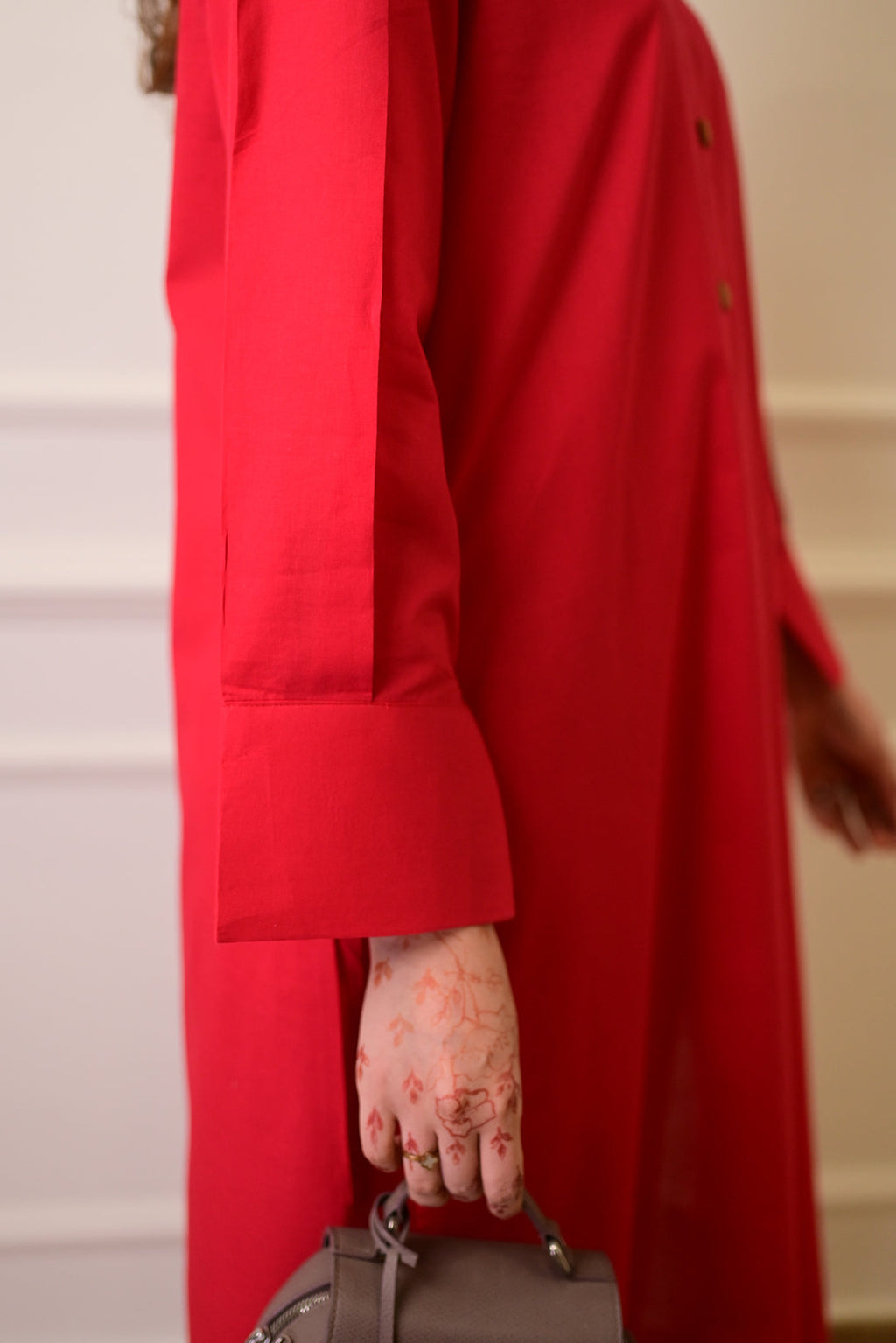 2 Piece - Lawn Suit CT011 Red