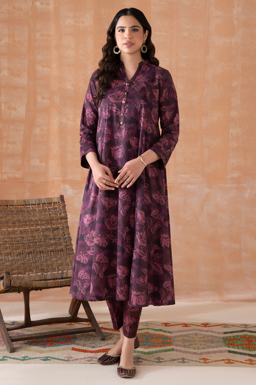 2 Piece - Digital Printed Lawn  Suit P1102  (SO)