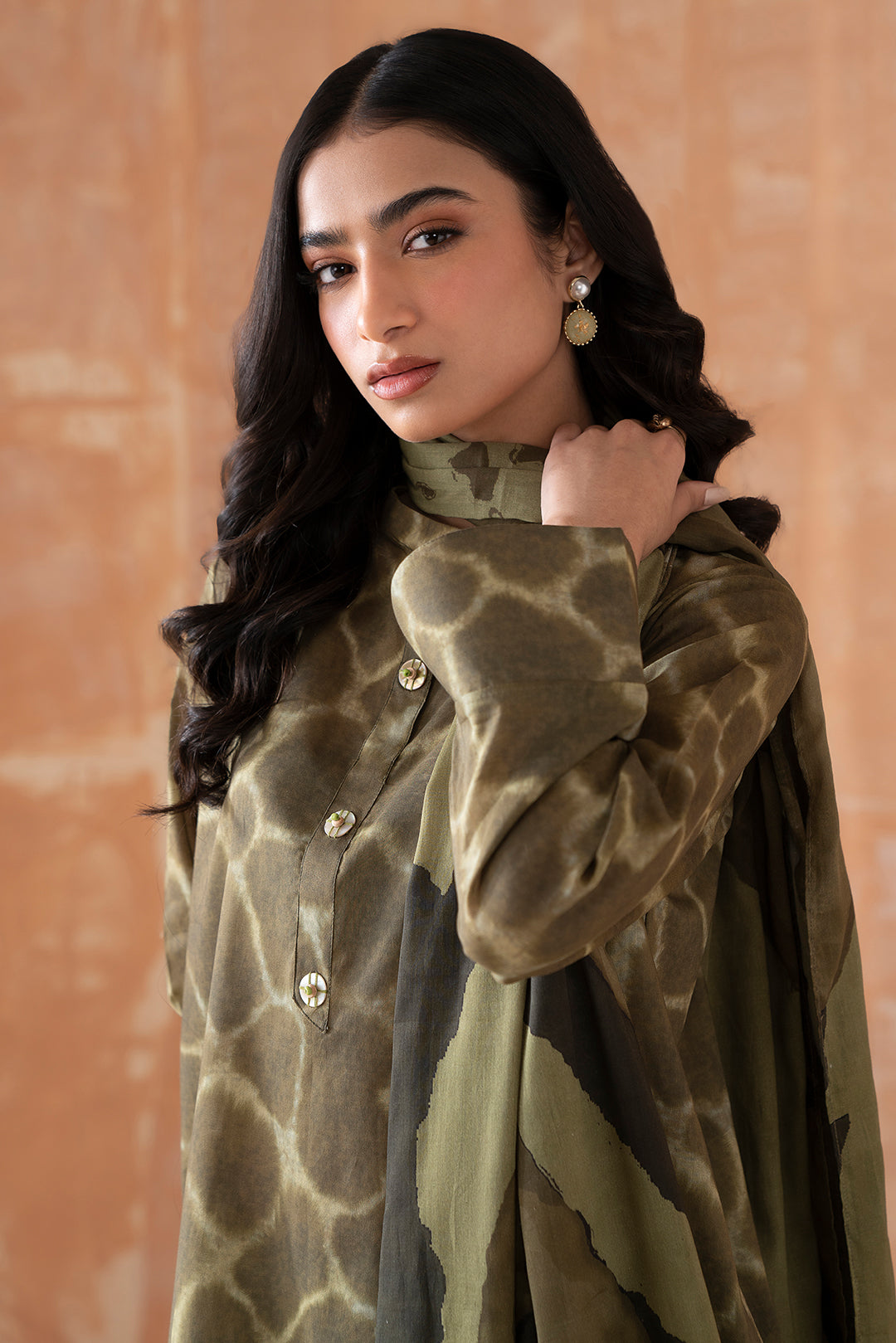 3 Piece - Digital Printed Lawn  Suit P1106B