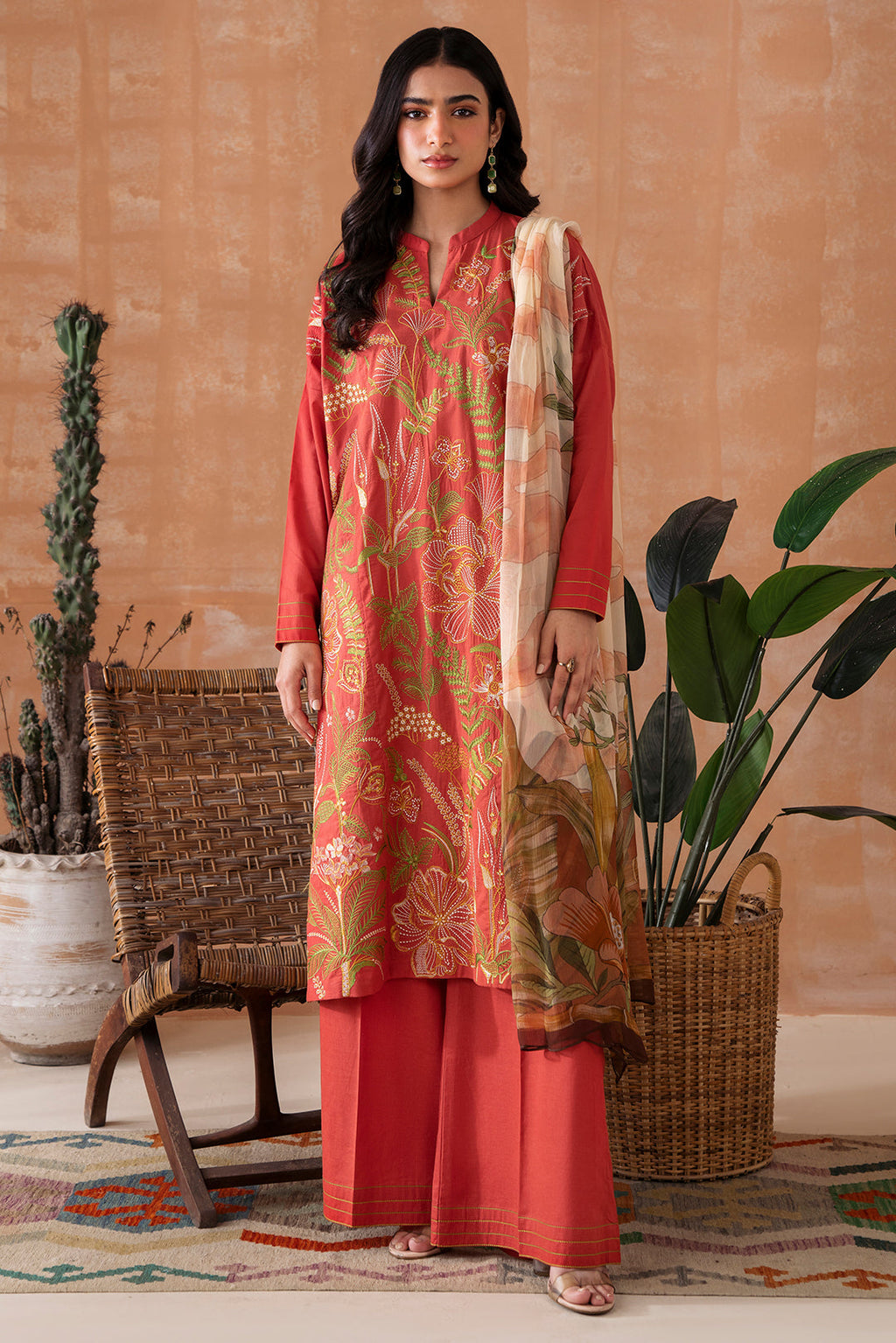 3 Piece - Embroidered Lawn Suit P1061 (SO)