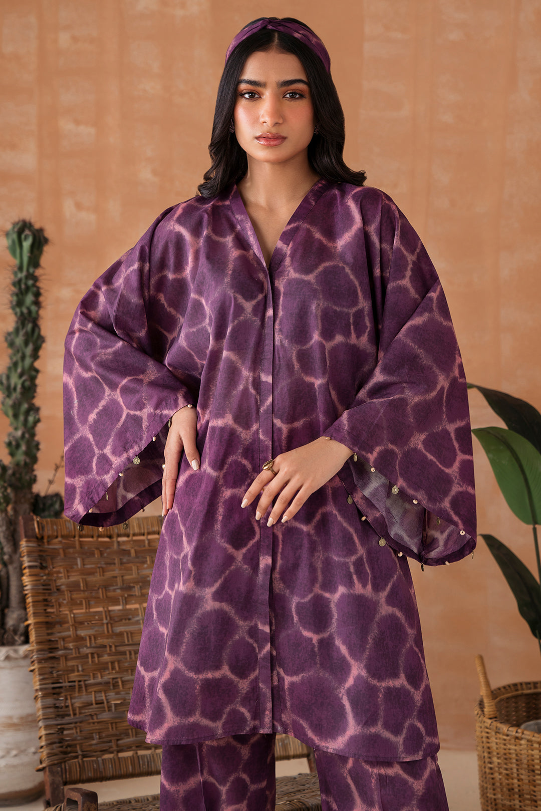 2 Piece - Digital Printed Lawn  Suit P1106A (SO)