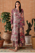 3 Piece - Digital Printed Lawn  Suit P1110