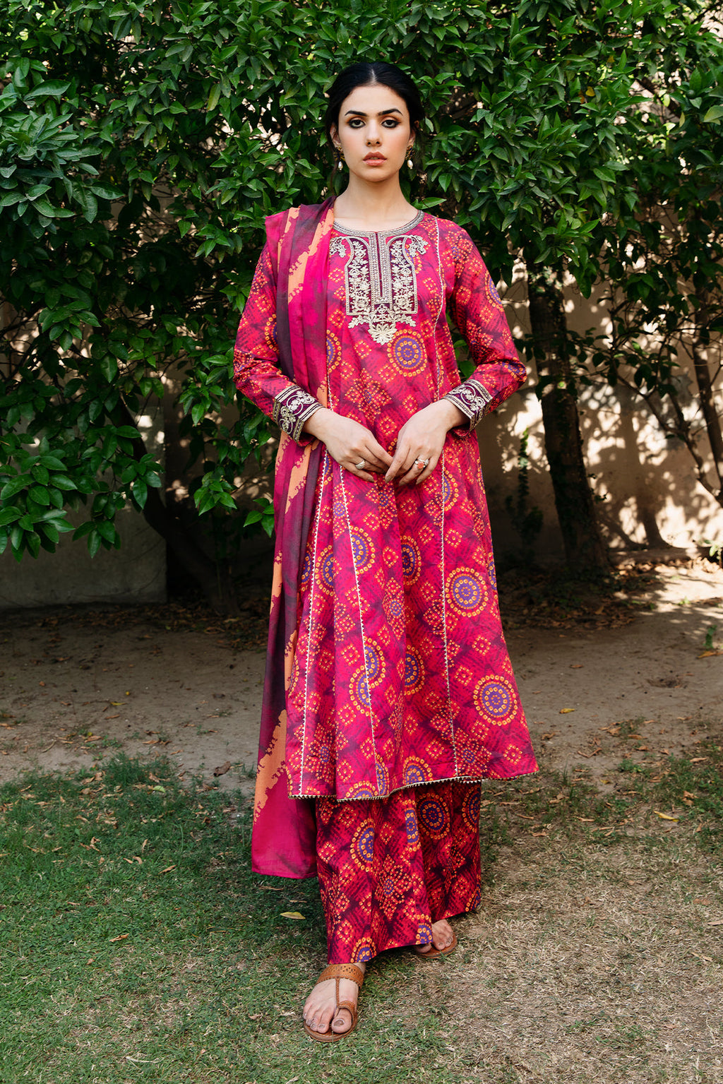 3 Piece - Embroidered Lawn Suit P1128 (SO)