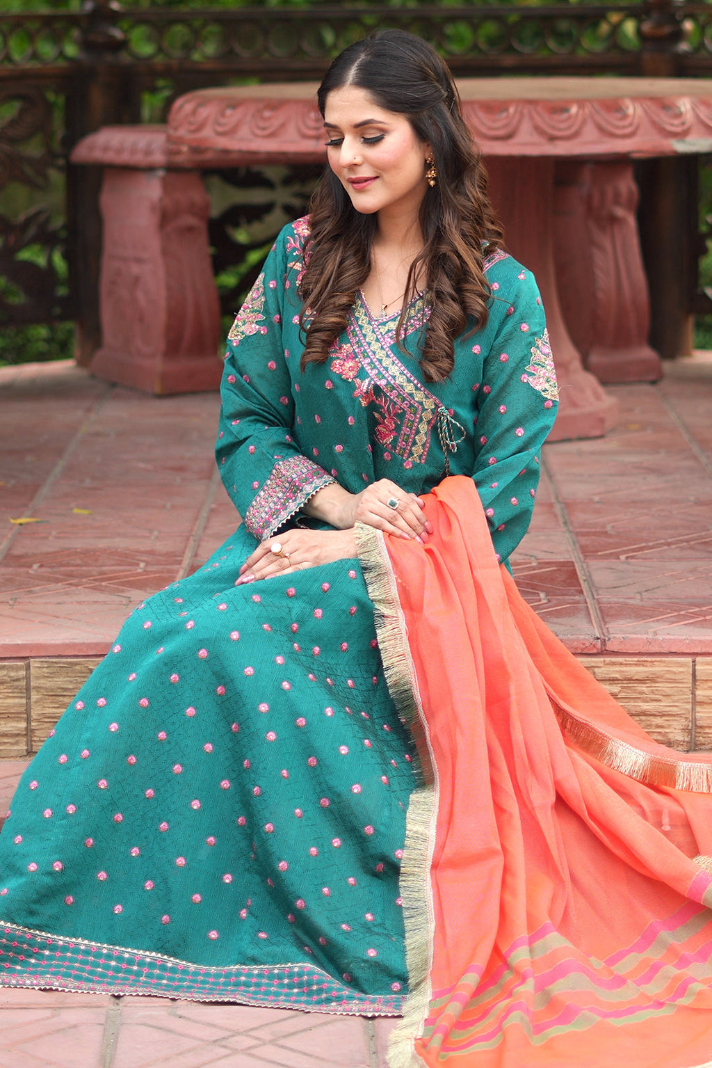 2 Piece - Dyed Embroidered Khaadi Suit L0953 (SO)