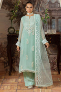 4 Piece - Embroidered Chiffon Suit L1148