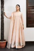 2 Piece - Embroidered Cotton Staple Khadi Net Suit L1151