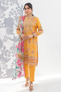 3 Piece - Dyed Embroidered Raw Silk Suit L2690 (SO)