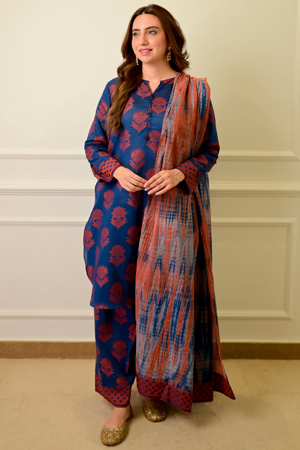 3 Piece - Printed Lawn Suit P001030