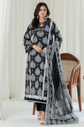2 Piece - Embroidered Digital Printed Lawn Suit P001143