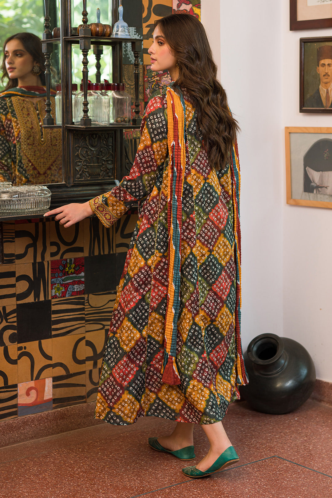 2 Piece - Embroidered Digital Printed Lawn Suit P0624B