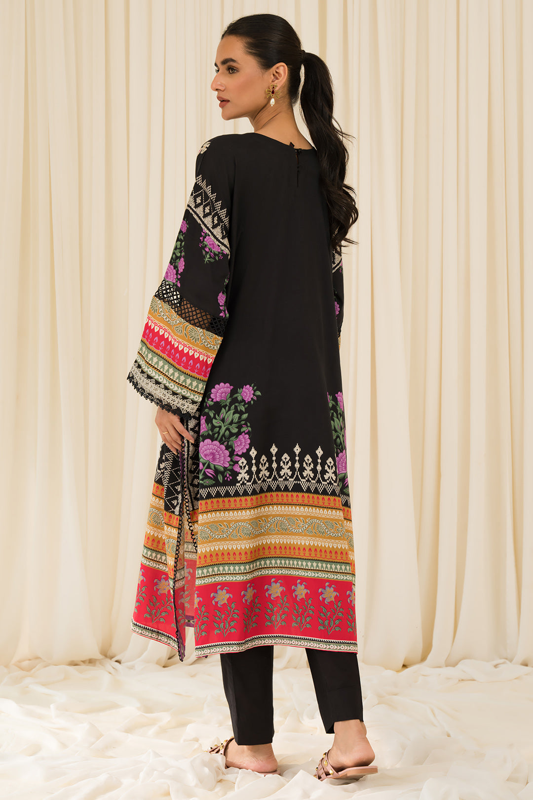 1 Piece - Embroidered Linen Shirt P0831