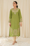 2 Piece - Embroidered Slub Khaddar Suit P0871 (SO)