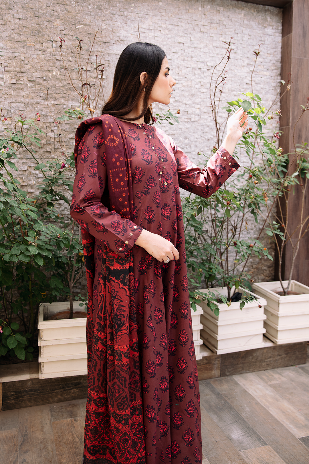 3 Piece - Digital Printed Lawn Suit P1104