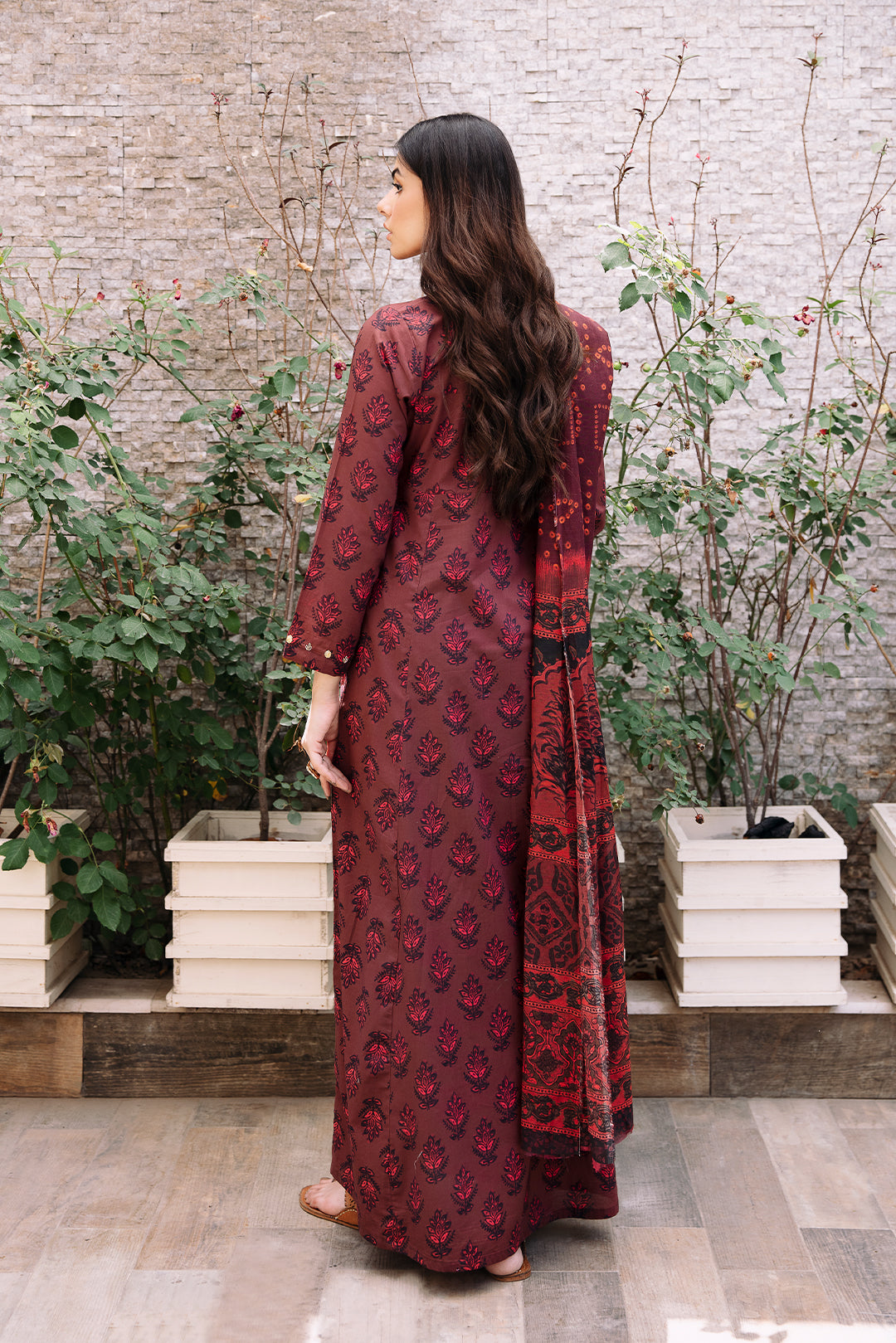 3 Piece - Digital Printed Lawn Suit P1104