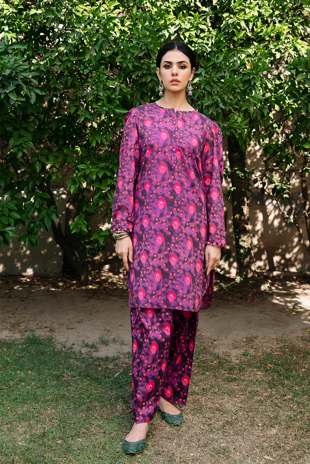 2 Piece - Digital Printed Lawn Suit P001107