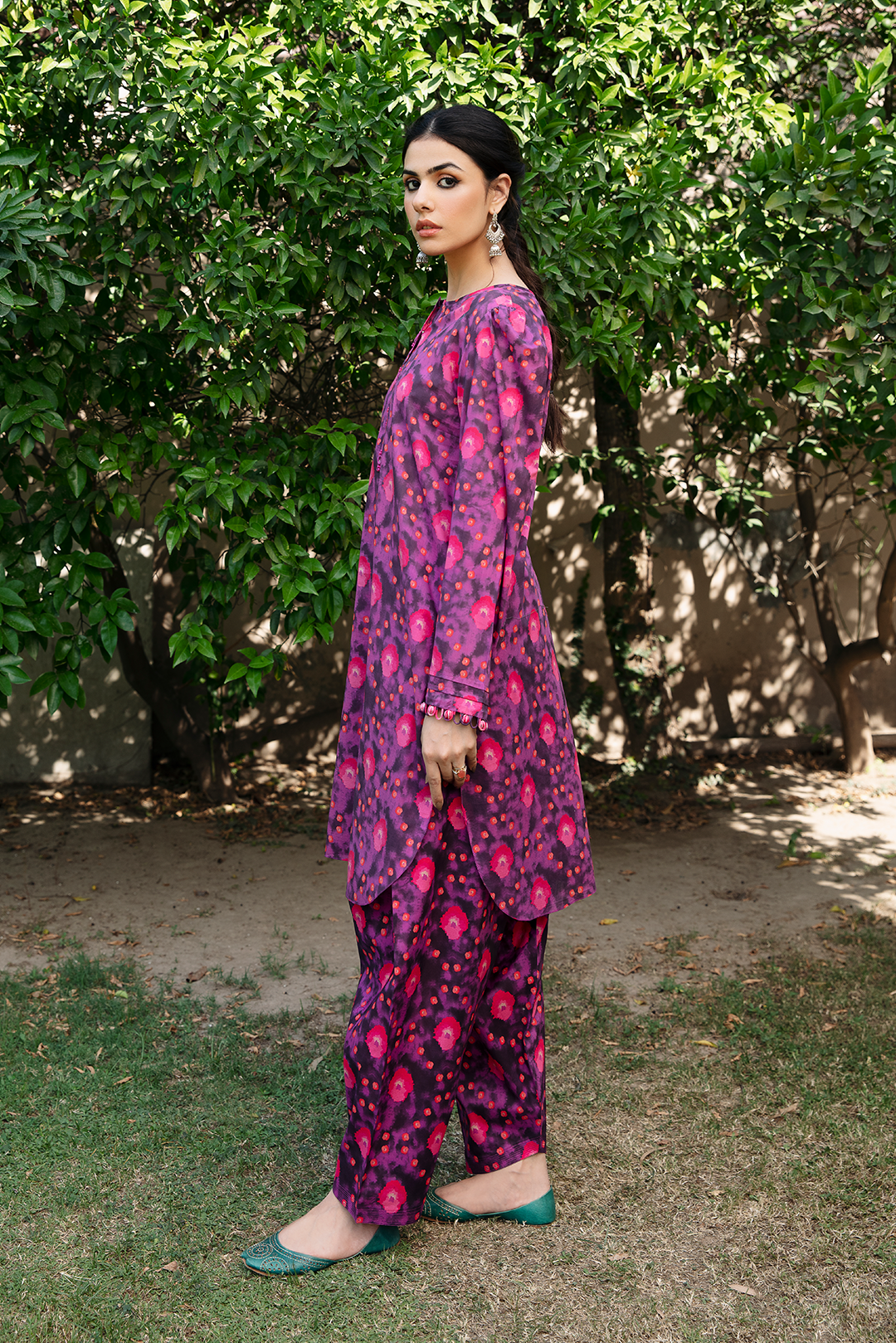 2 Piece - Digital Printed Lawn Suit P001107
