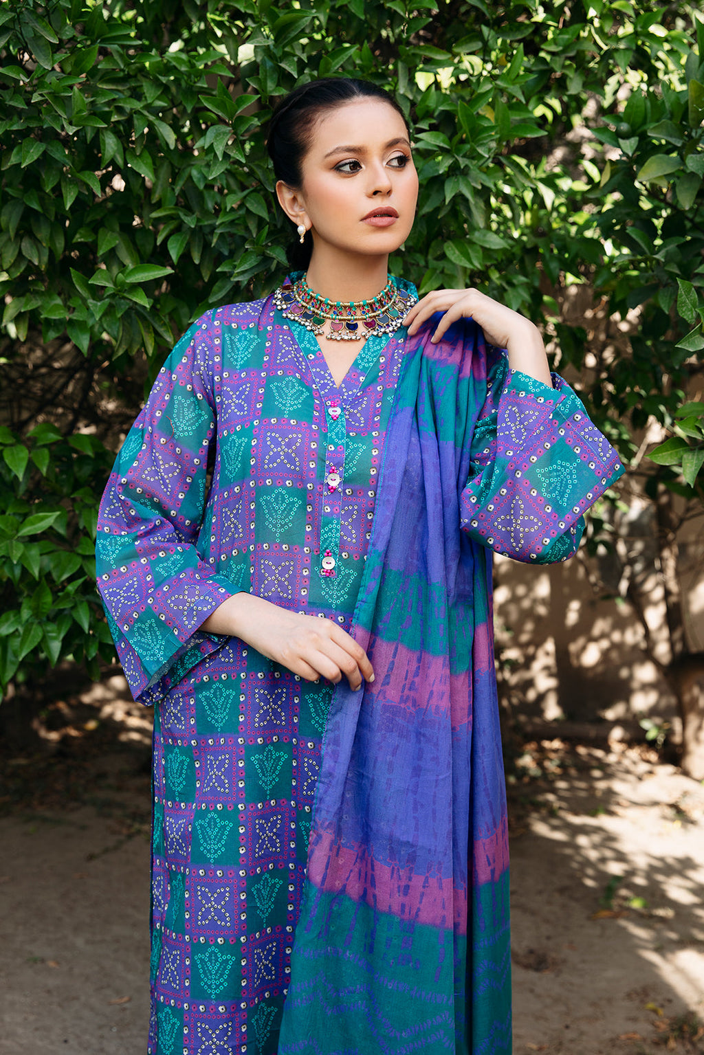 3 Piece - Digital Printed Lawn Suit P1108 (SO)